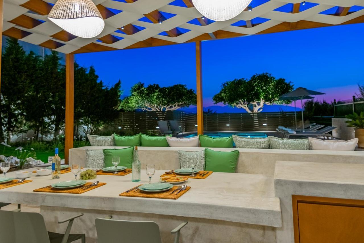 Estella Villa With Pool, Children Area, Bbq & Magnificent Views! Asterion Exterior photo