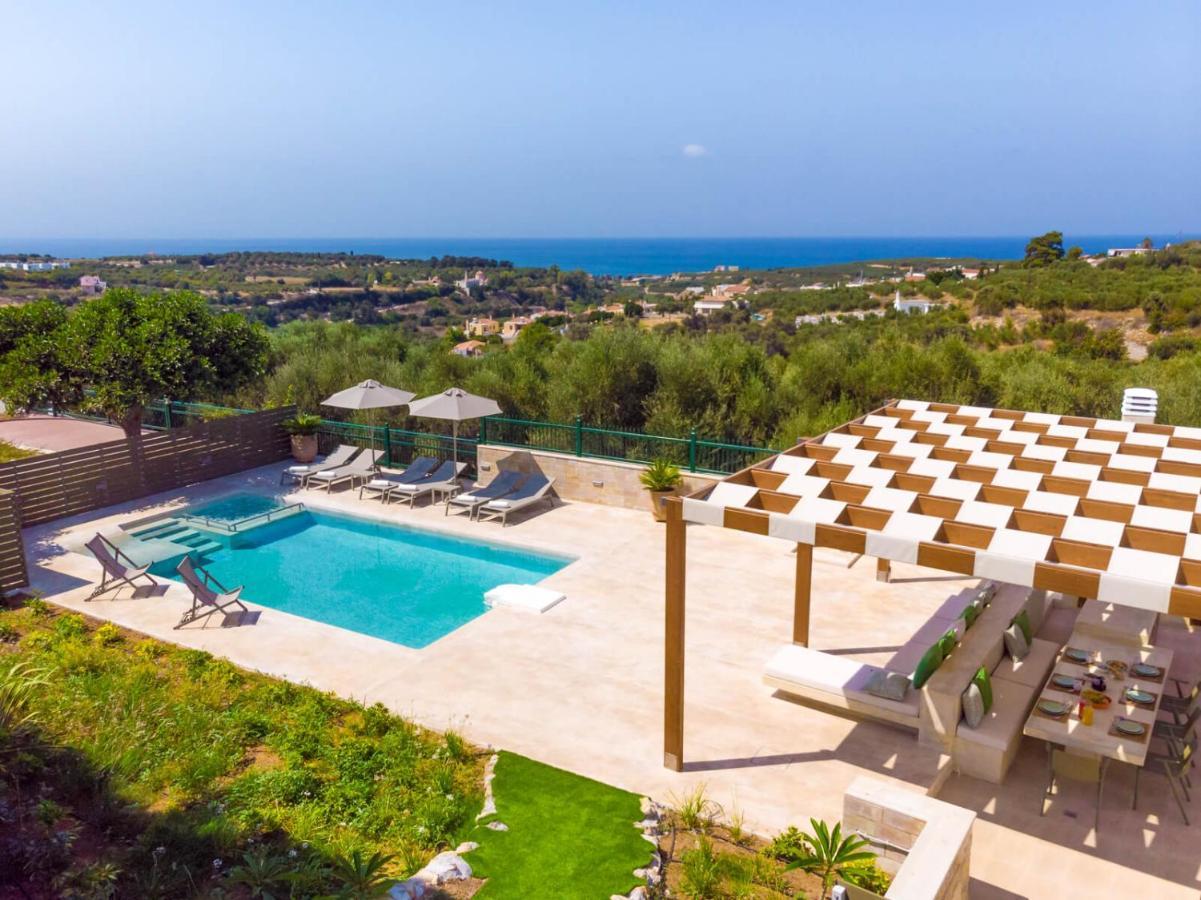 Estella Villa With Pool, Children Area, Bbq & Magnificent Views! Asterion Exterior photo